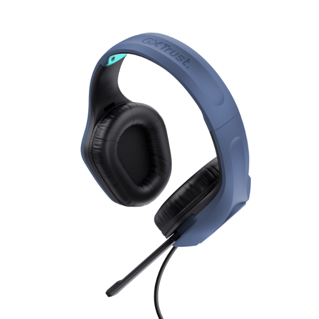 Trust GXT415 Zirox Gaming Headset - Blue | T24991 - Image 5