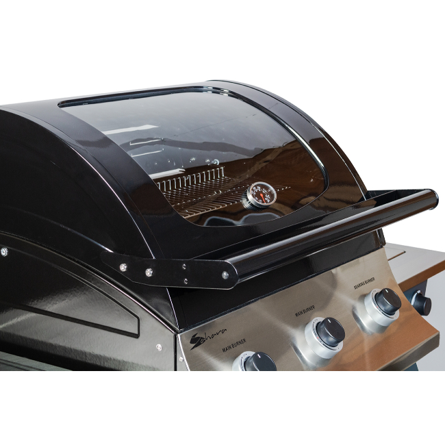 Sahara 3 Burner BBQ with side burner | S375IR-ST - Image 10