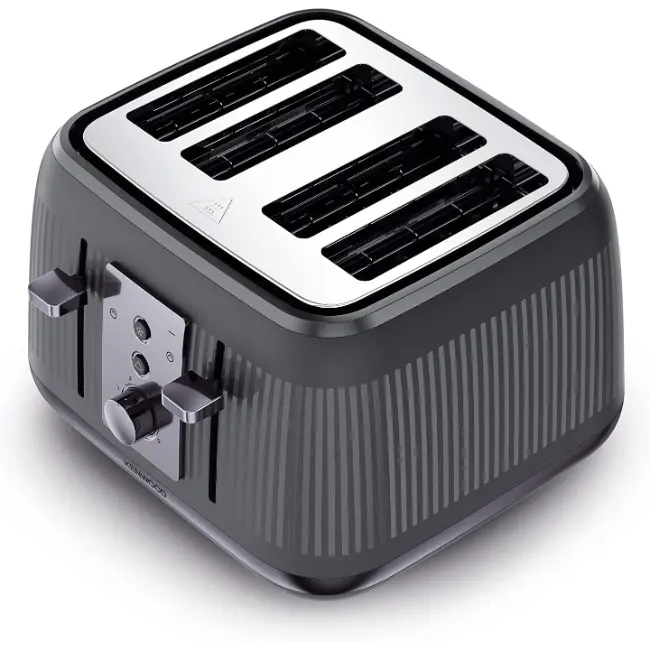 Kenwood Dusk 4 Slice Toaster | Slate Grey | TFP30.000GY - Image 2