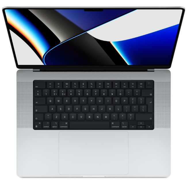 Apple 16 MacBook Pro M1 Max chip | 10-core CPU & 32-core GPU | 1TB SSD | 2021 - Silver - Image 2
