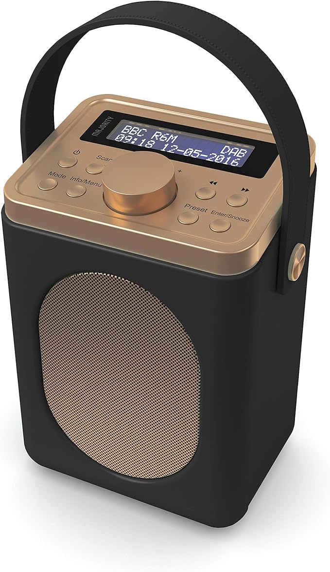 Majority Little Shelford Portable Radio | DAB+ Bluetooth - Black  | LSHDABBLKUK Majority Little Shelford Portable Radio | DAB+ Bluetooth - Black  | LSHDABBLKUK