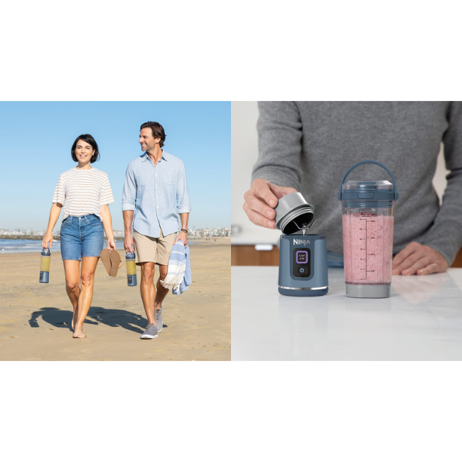 Ninja Blast Cordless Portable Blender | Denim Blue | BC151UKNV - Image 10 Ninja Blast Cordless Portable Blender | Denim Blue | BC151UKNV - Image 10
