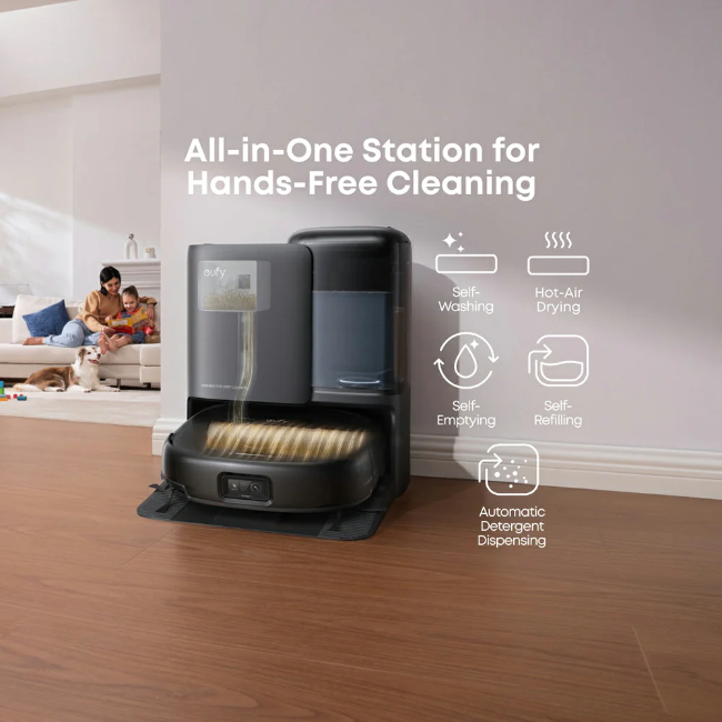 Eufy E25 Onmi Robot Vacuum - Black | T2353V11 - Image 6