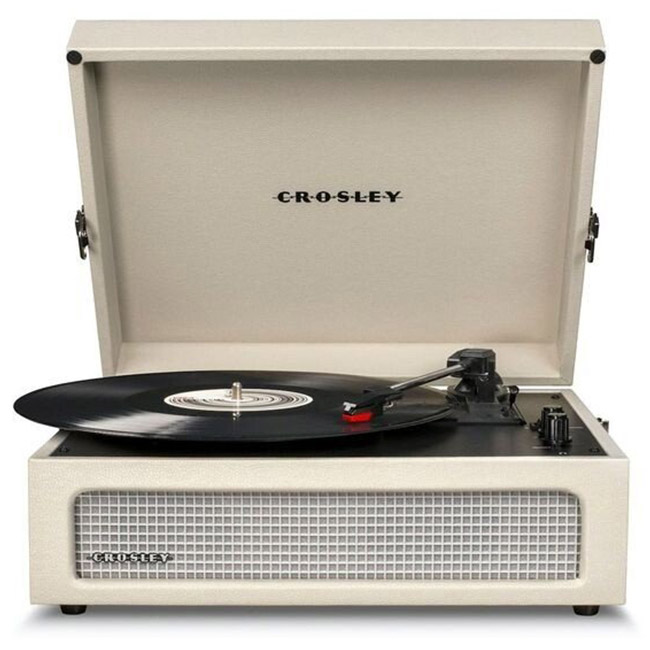 Crosley Voyager 2-Way Bluetooth Record Player - Dune | CR8017B-DU Crosley Voyager 2-Way Bluetooth Record Player - Dune | CR8017B-DU