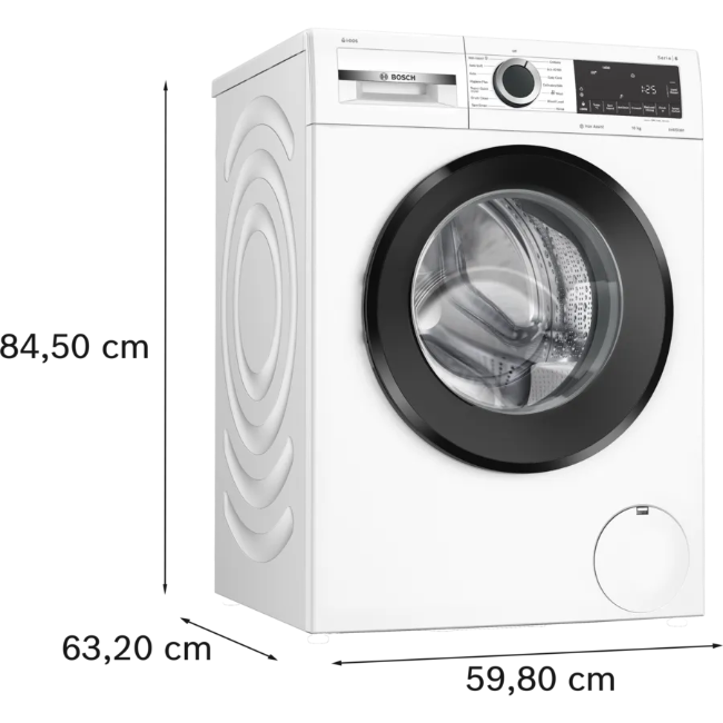 Bosch Series 6 Washing Machine - White | WGG254F1GB - Image 8