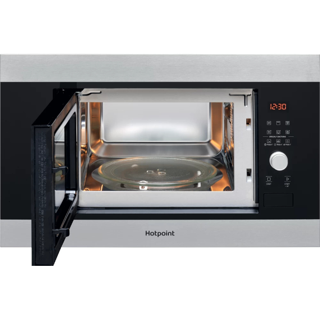 Hotpoint Built-in 800W Microwave - Inox | MF20G IX H - Image 2