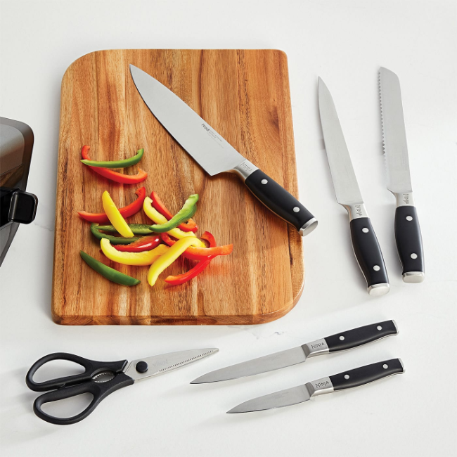 Ninja StaySharp Knife Block with Integrated Sharpener 6-Piece Set - Grey | K32006UK - Image 6