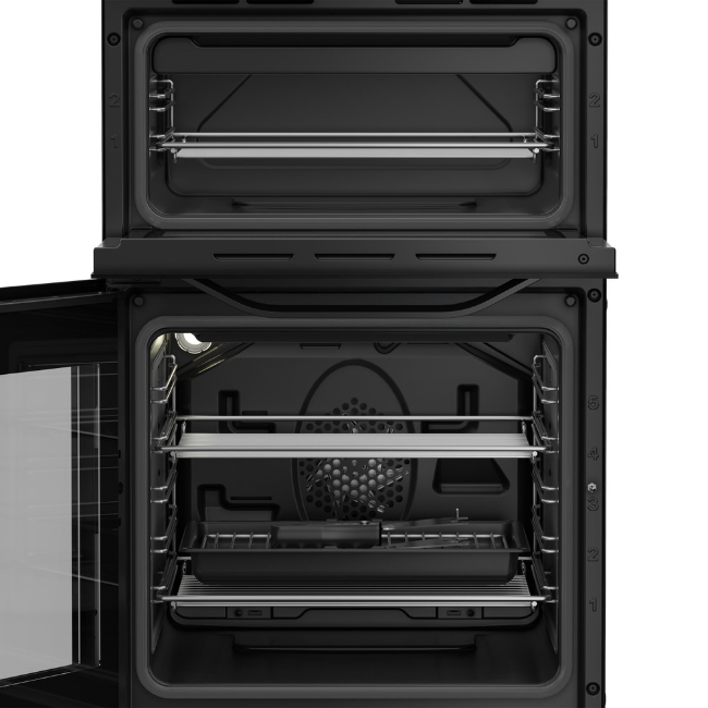 Hotpoint Freestanding Electric Double Cooker - Black | HTE5VCB - Image 5