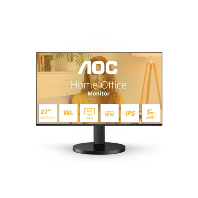 AOC 27" FHD Monitor - Black | 27B3HA2 AOC 27" FHD Monitor - Black | 27B3HA2