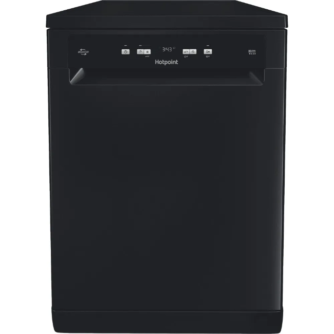 Hotpoint Freestanding Dishwasher with Rapid Wash 14pl/7prg - Black | HP2FFC14BN6BUK