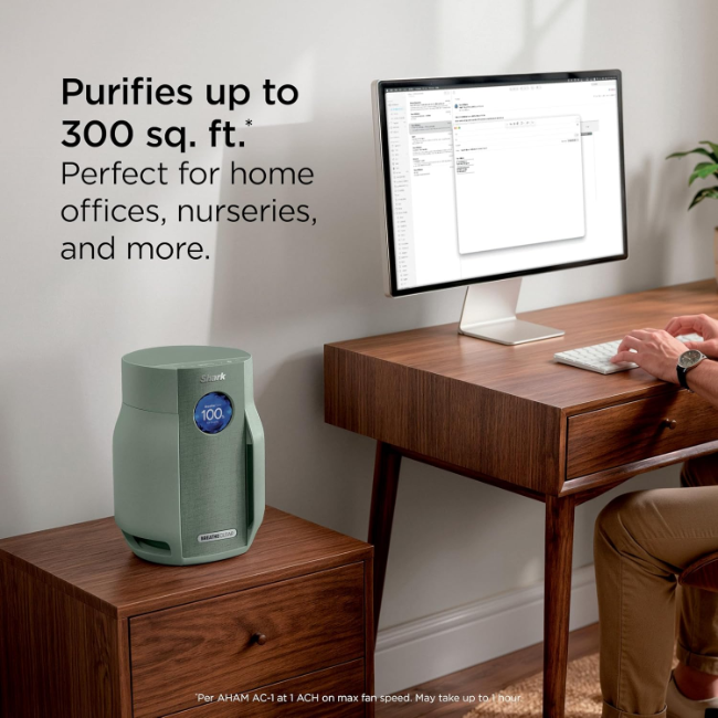 Shark BreatheClear Compact Pro Smart Air Purifier | Charcoal | HP062UKBK - Image 8