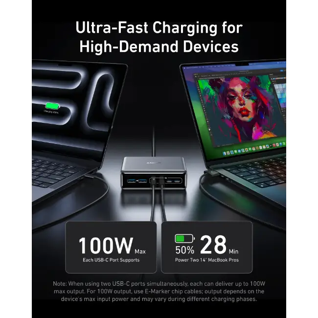 Anker Prime Charging Station | 200W | 6 Ports | A2683241 - Image 3