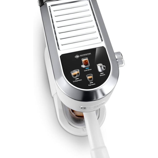 DeLonghi Dedica Duo Manual Coffee Maker | White | EC890.WI - Image 4
