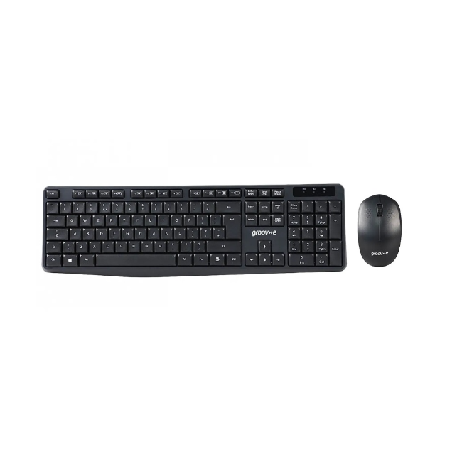 Groove Wireless Keyboard & Mouse Set | Black | GVPC14BK Groove Wireless Keyboard & Mouse Set | Black | GVPC14BK
