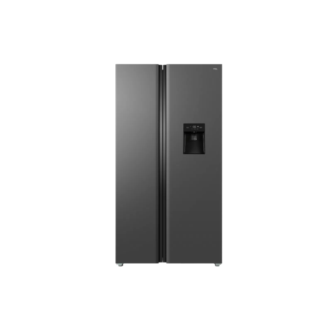 TCL American Fridge Freezer with Water Dispenser - Grey | RP503SSE1UK