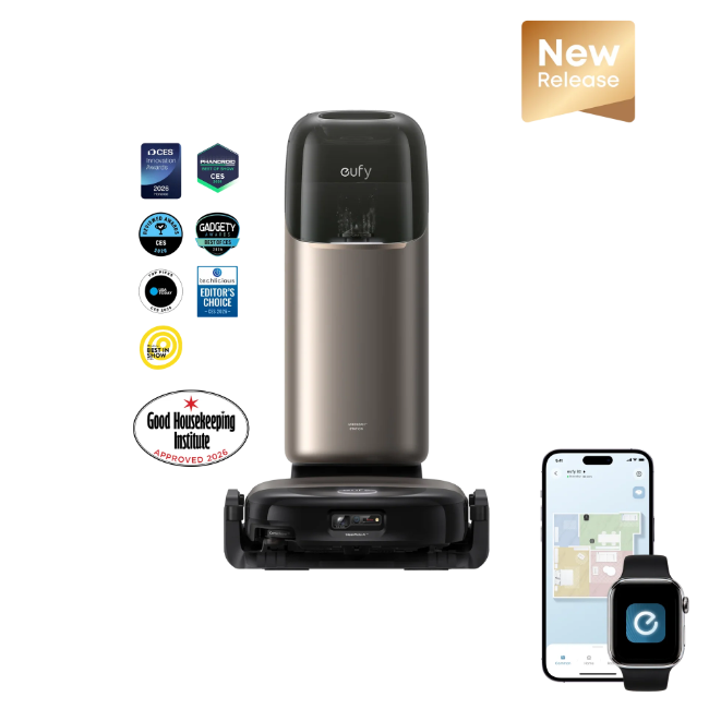 Eufy Omni S2 Robot Vacuum - Black | T2081B11