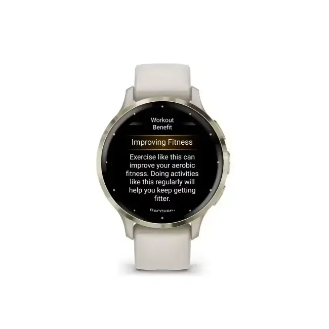 Garmin Venu 3S Smartwatch | Gold & Ivory | 010-02785-04 - Image 4