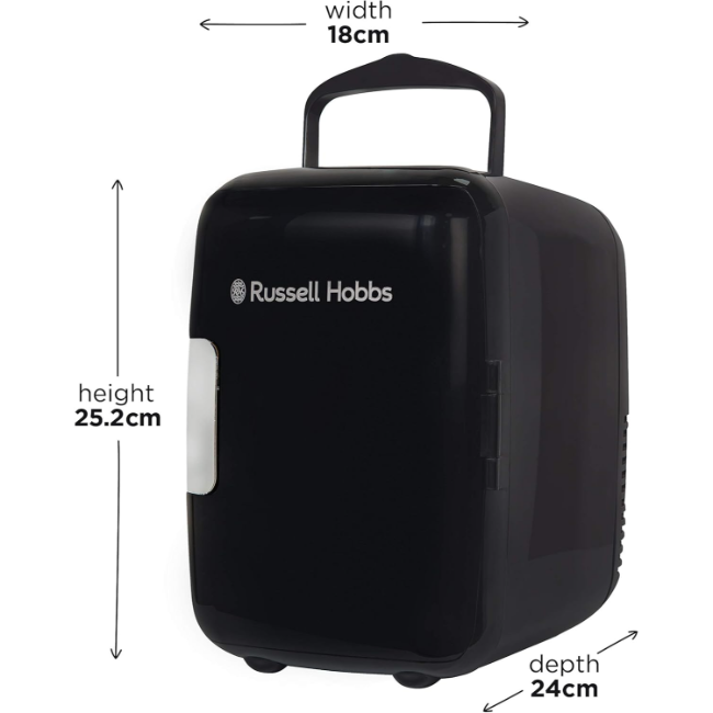 Russell Hobbs Mini Portable Drinks Fridge & Warmer | RH4CLR1001B - Image 9
