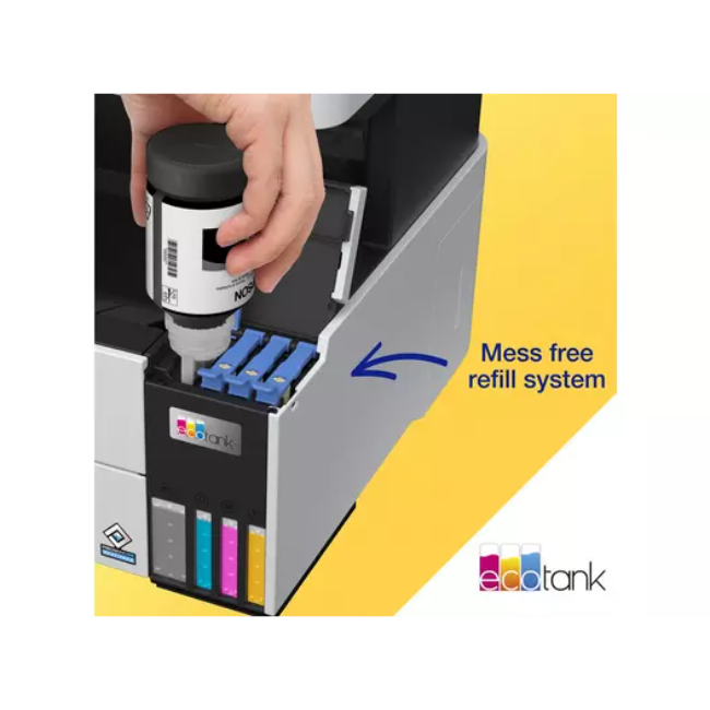 Epson EcoTank A4 Multifunction Wi-Fi Ink Tank Printer - White and Grey | ET5150 - Image 5