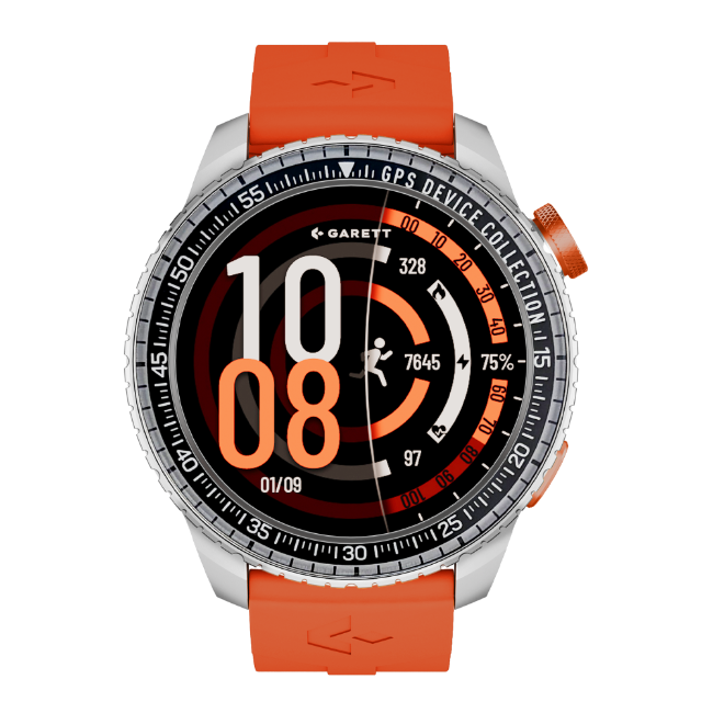 Garret Compass GPS Smartwatch - Silver Steel | COMPASS-SILVR - Image 3
