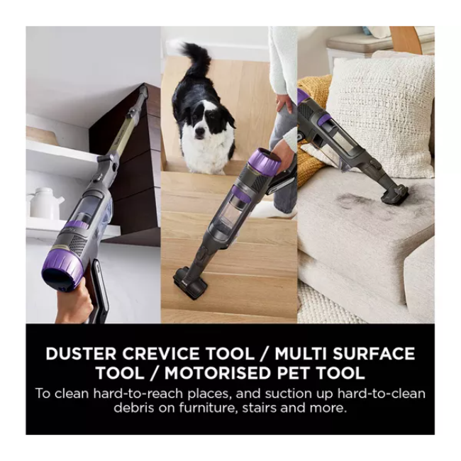 Shark PowerDetect Clean & Empty Cordless Pet Vacuum Cleaner - White/ Java Grey | IP3251UKT - Image 9