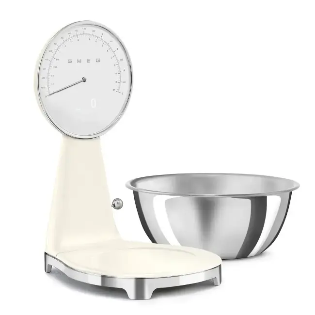 Smeg 50's Style Kitchen Scales | Cream | KSF01CRWW - Image 5