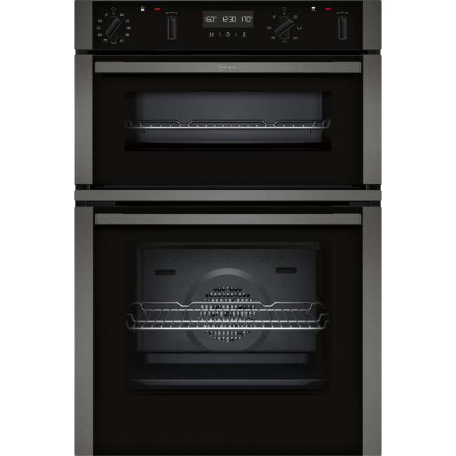 Neff N50 Built-In Double Oven - Black/Graphite | U2ACH7AG7B