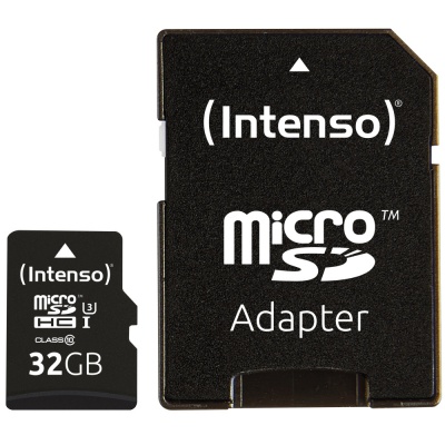 Intenso 32GB Micro SD Card With Adaptor| 3433480 - Image 2