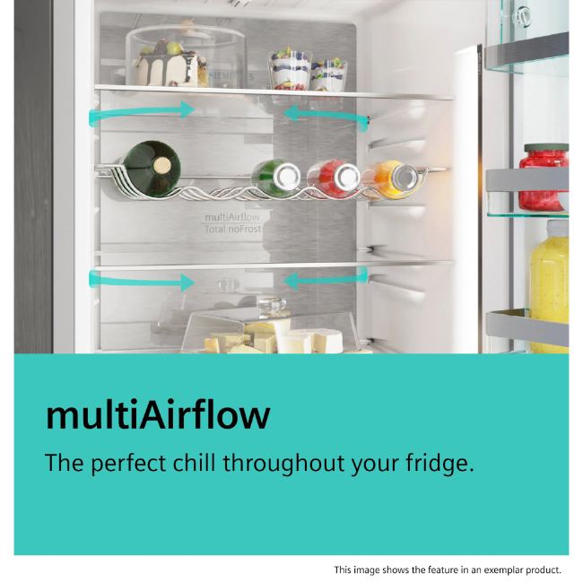 Siemens IQ300 Free-Standing Fridge - Brushed Steel | KS36NVICGG - Image 10