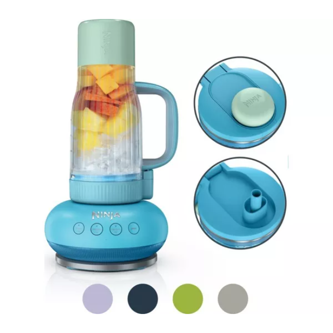 Ninja BlendBoss Tumbler Blender | Blue Raspberry | DB351UKBL - Image 7