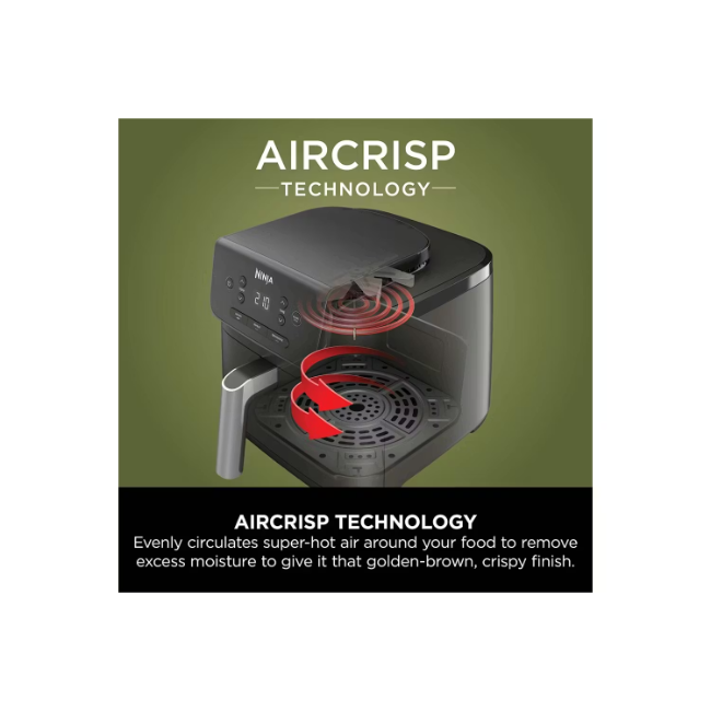 Ninja Air Fryer 4.7l | Black | AF110UK  - Image 7