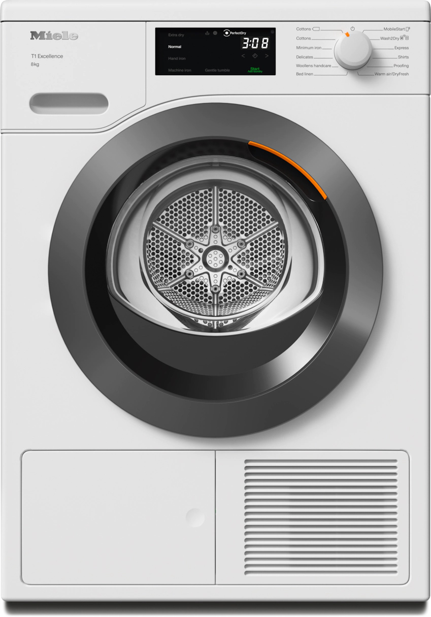 Miele EcoSpeed 8kg Heat Pump Dryer - White | TED265WP Miele EcoSpeed 8kg Heat Pump Dryer - White | TED265WP