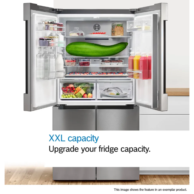 Bosch Series 6 American Side by Side Fridge Freezer - Black | KAD93ABEP - Image 9