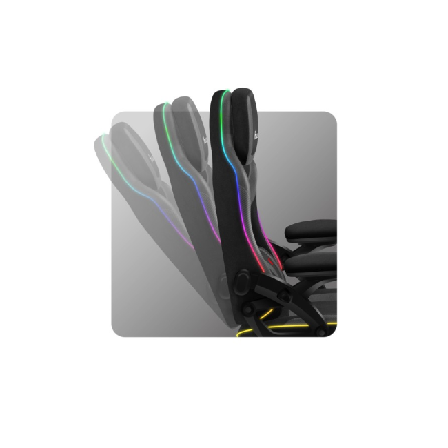 Huzaro Force 4.6 Mesh RGB Smart Gaming Chair - Black | FORCE4.6 - Image 10