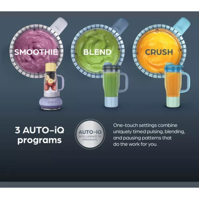 Ninja BlendBoss Tumbler Blender | Blue Raspberry | DB351UKBL - Image 5