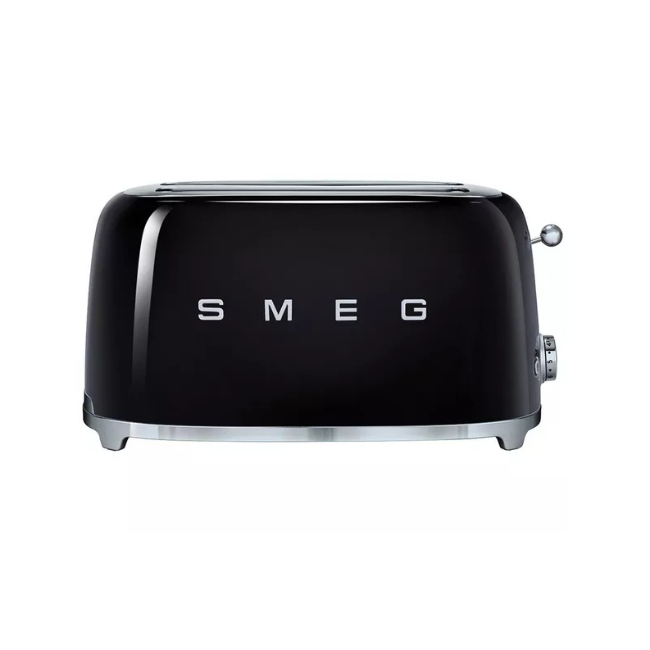 Smeg 50's Retro Style 4 Slice Toaster | Black | TSF02BLUK - Image 2