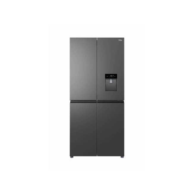 TCL 4 Door American Fridge Freezer - Grey | RP466CSF0UK