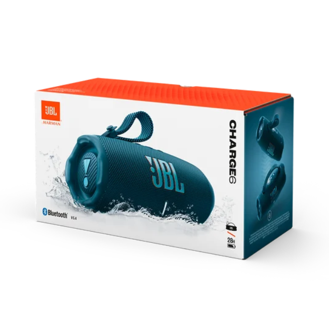 JBL Charge 6 Portable Bluetooth Speaker - Blue | CHARGE6BLU - Image 11