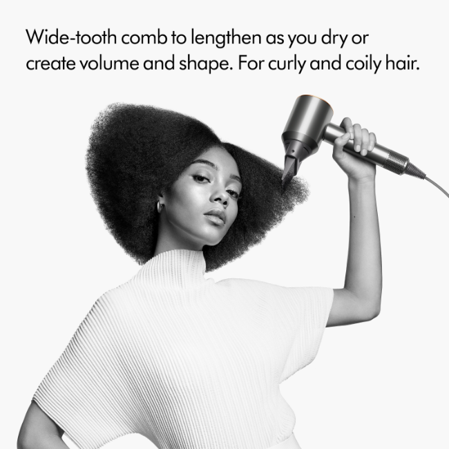 Dyson Supersonic Hair Dryer - Onyx & Gold | 533902-01 - Image 5