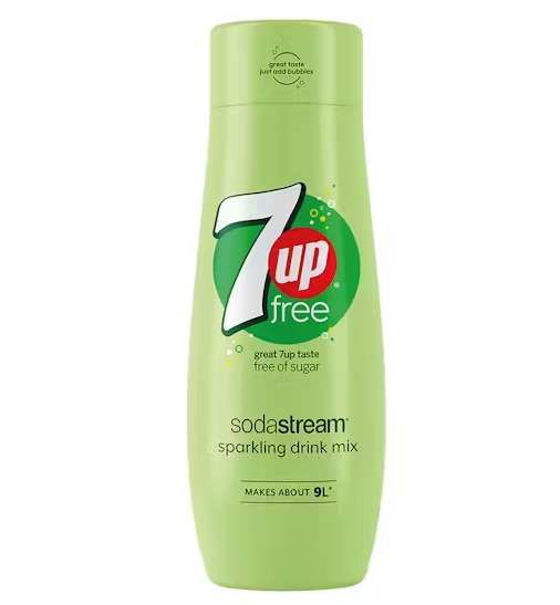 SodaStream Flavouring Syrup 440ml - 7Up Free | 1924206440