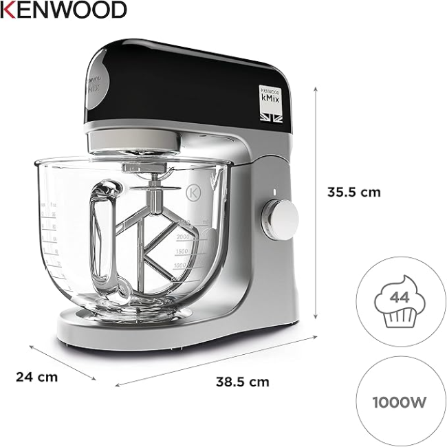 Kenwood kMix Stand Mixer - Black | KMX754BK - Image 5