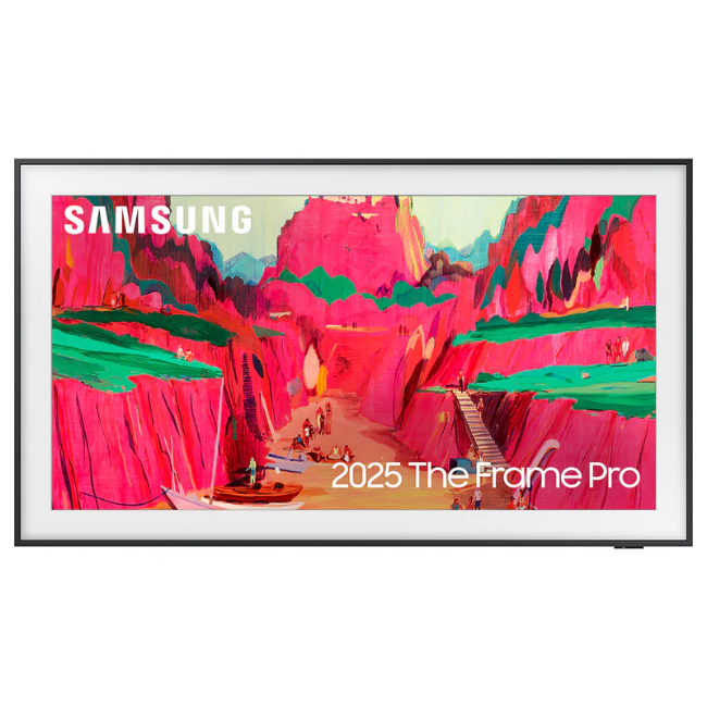 Samsung 65" The Frame Pro Neo QLED 4K AI Smart TV - Black | QE65LS03FWUXXU Samsung 65" The Frame Pro Neo QLED 4K AI Smart TV - Black | QE65LS03FWUXXU