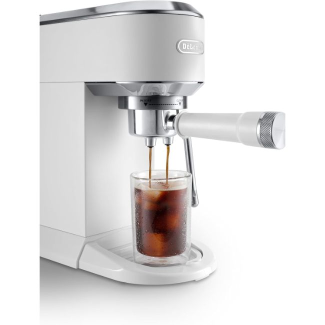 DeLonghi Dedica Duo Manual Coffee Maker | White | EC890.WI - Image 5