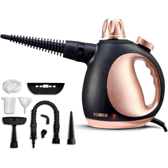 Tower THS10 Handheld Steam Cleaner | Rose Gold | T134000BLG - Image 1