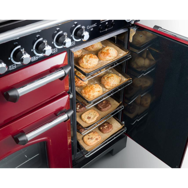 Rangemaster 116800 Classic 110 Duel Fuel - Cranberry Chrome | CLA110DFFCY-C - Image 7