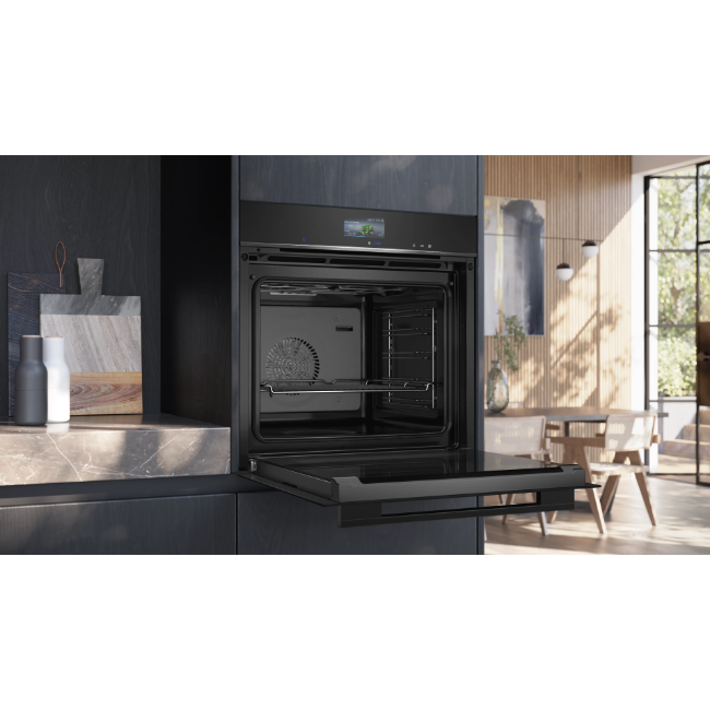 Siemens IQ700 Built-In Oven with Steam Function 60x60 cm - Black | HS736G1B1B - Image 5