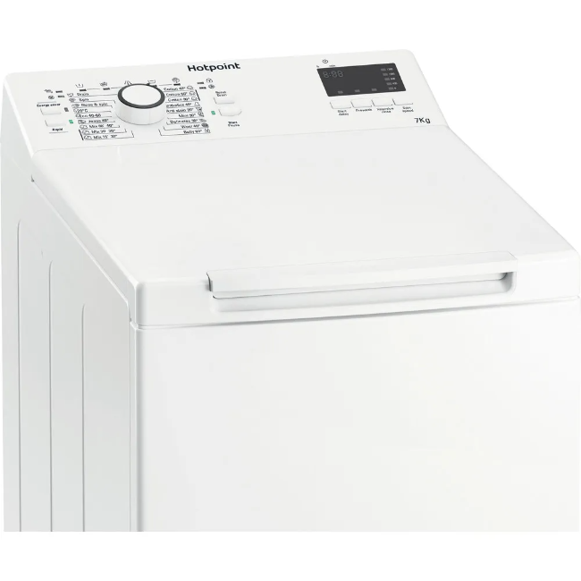 Hotpoint Freestanding AntiStain 7kg Top Loader Washing Machine - White | WMTF722 - Image 5