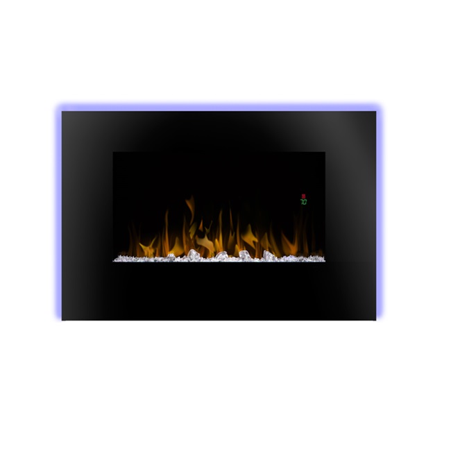 Dimplex Artesia Black Glass Wall Fire ART20 Dimplex Artesia Black Glass Wall Fire ART20
