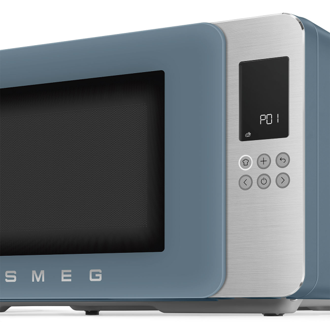 Smeg Microwave 29l | Storm Blue | MOC01SBMUK - Image 3