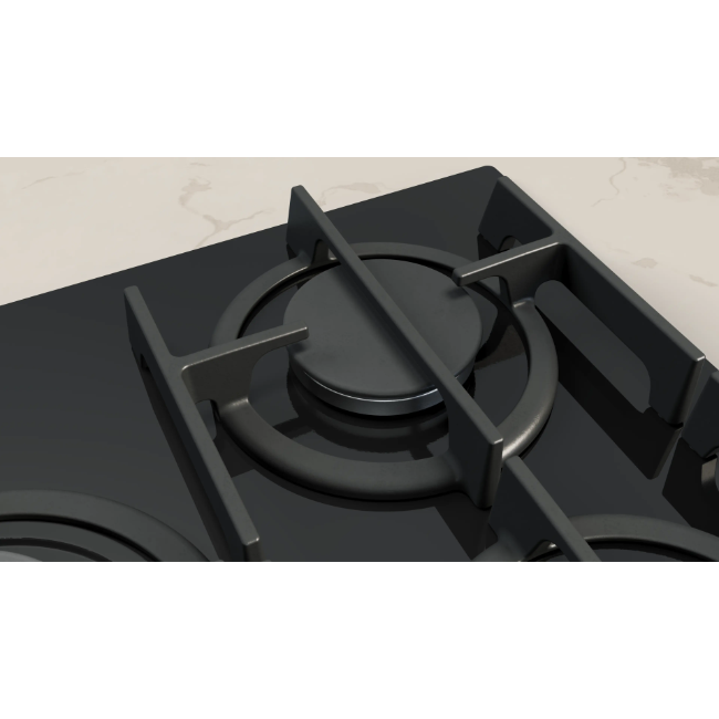 Neff N70 Gas Hob 75 cm - Black | T27PIQ4S0 - Image 3
